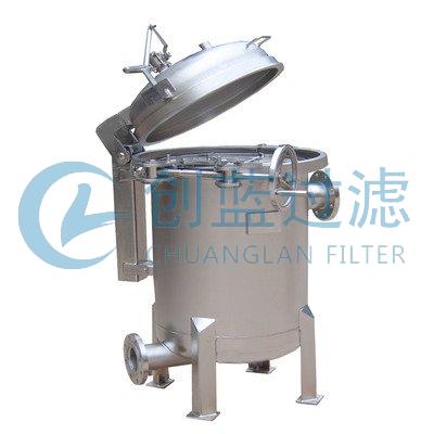 不銹鋼袋式過濾器，又稱保安過濾器的結(jié)構(gòu)介紹(圖1)